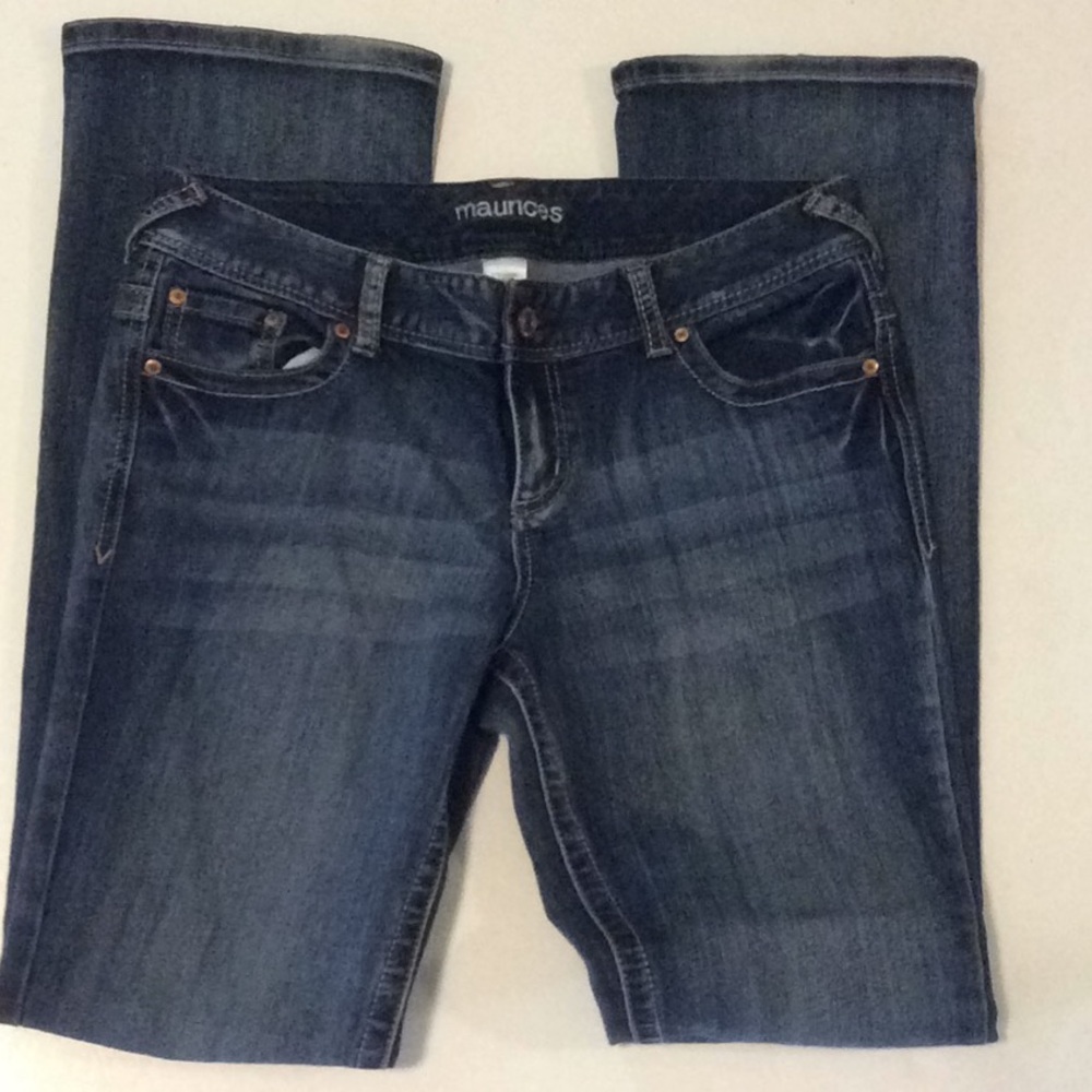 Maurices Womens Cotton Blend Bootcut Jeans Sz 7/8